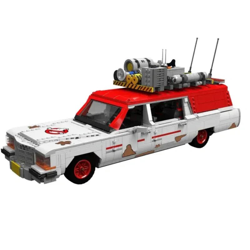 Ecto-1 Classic Ghost Ambulance - Building Blocks Set | Power Brickz