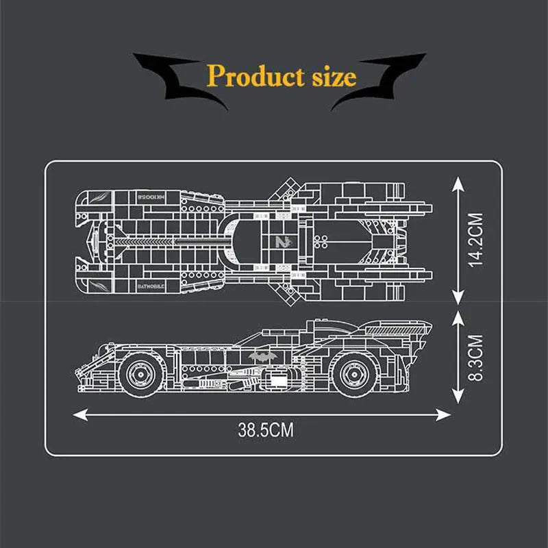 1960s TV Hero Roadster | 1495pcs - Power Brickz