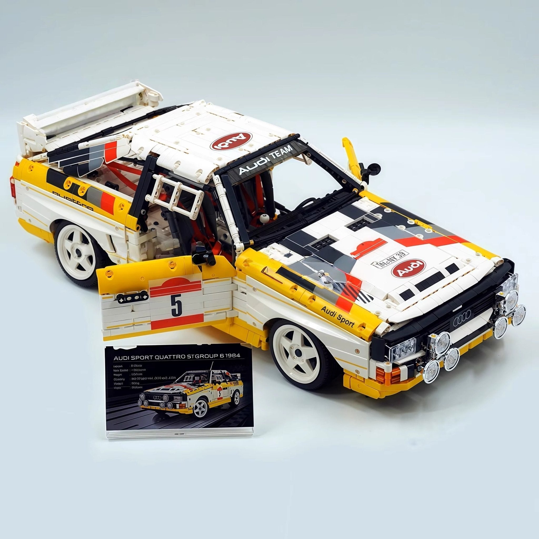 Audi Rally Quattro Group B - Building Blocks Set | Power Brickz