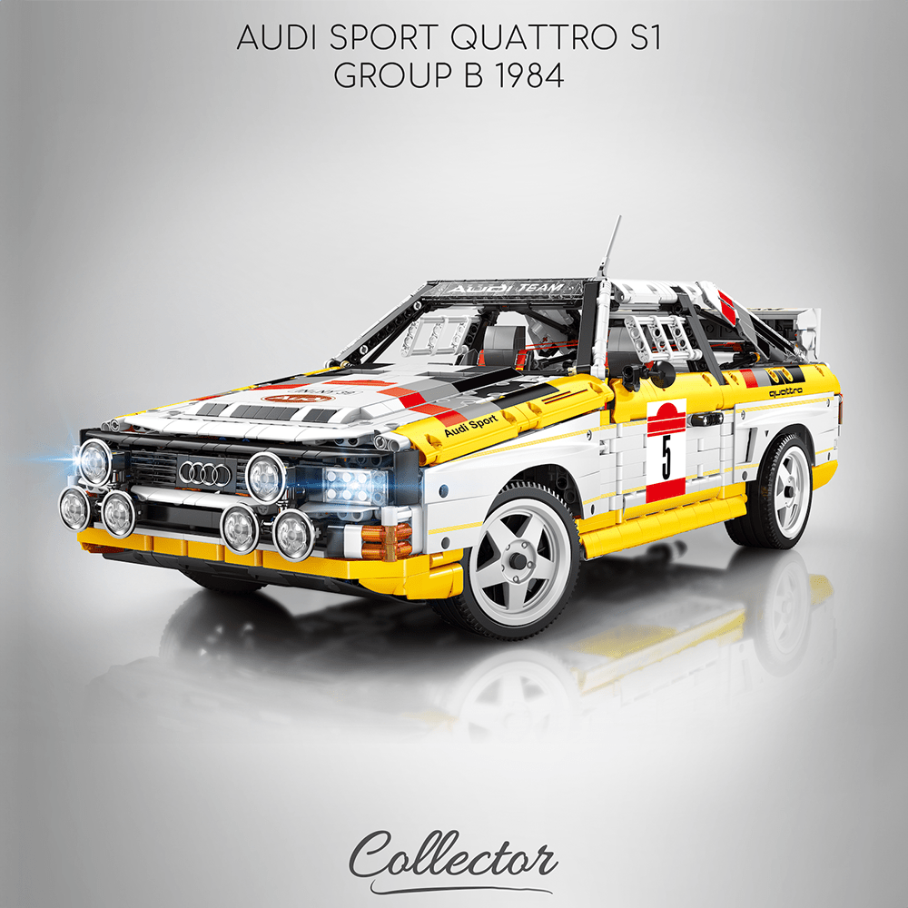 Audi Rally Quattro Group B - Building Blocks Set | Power Brickz