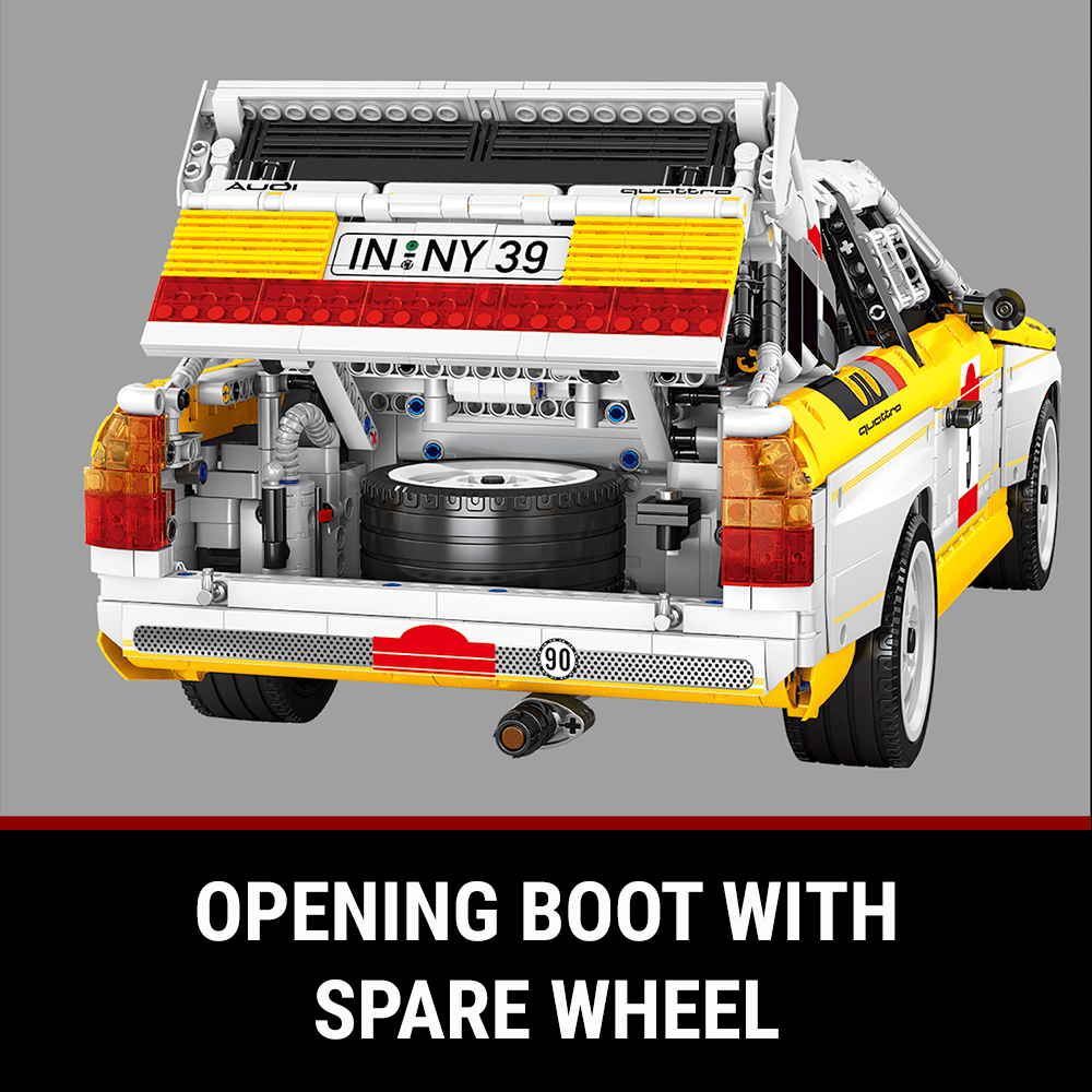 Audi Rally Quattro Group B - Building Blocks Set | Power Brickz