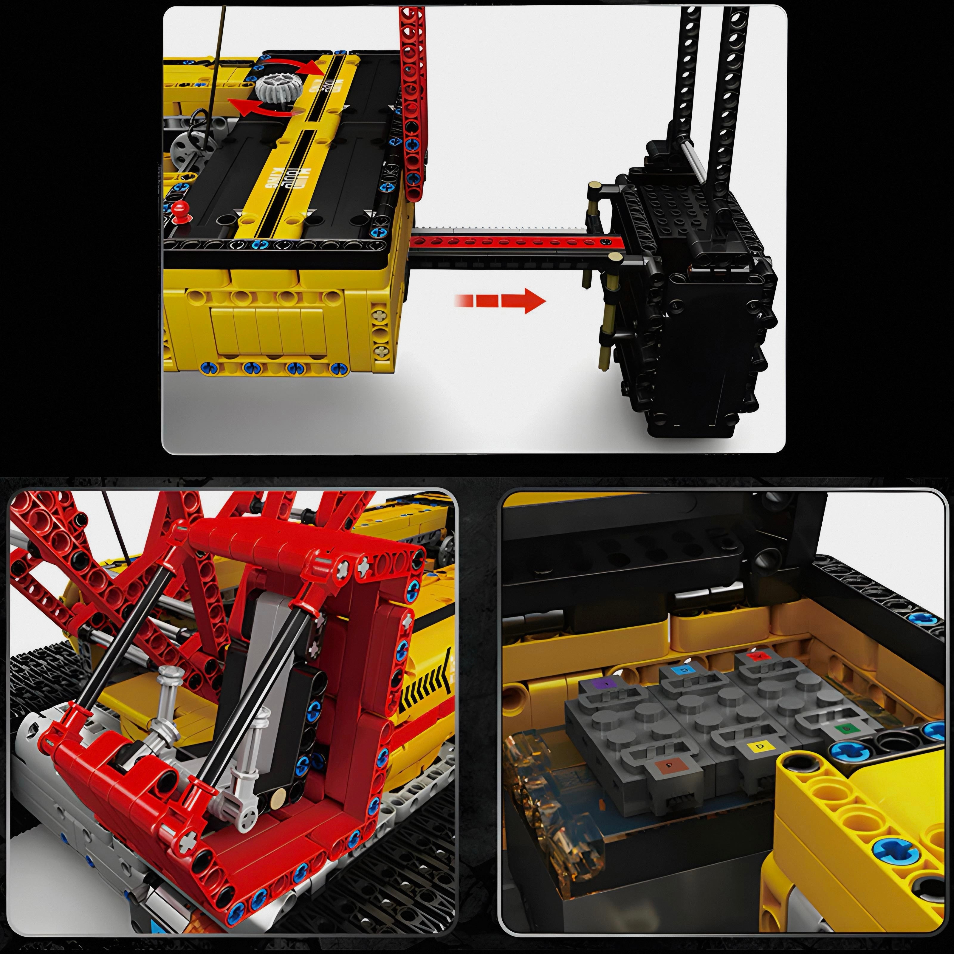 The 210cm Mega Dragline | 4317pcs — view 5 | Power Brickz