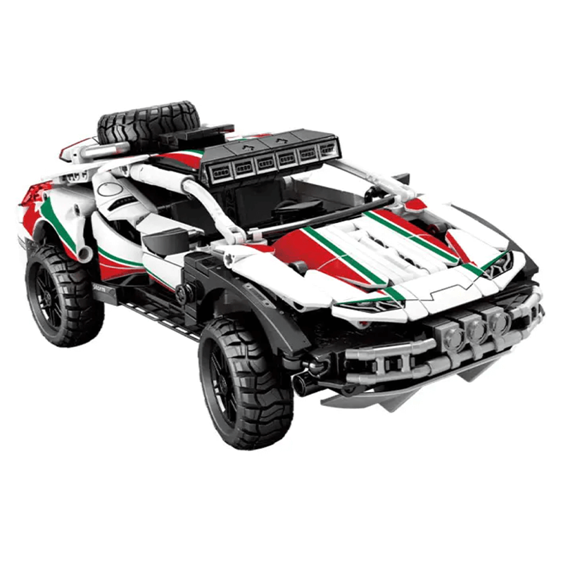 Extreme Off-Road Sterrato Supercar - Building Blocks Set | Power Brickz