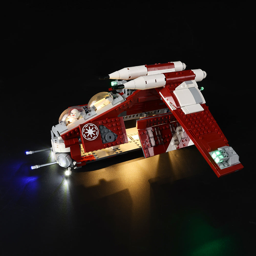Coruscant Guard Gunship 75354 LED Light Kit – Building Block Lighting | Power Brickz™