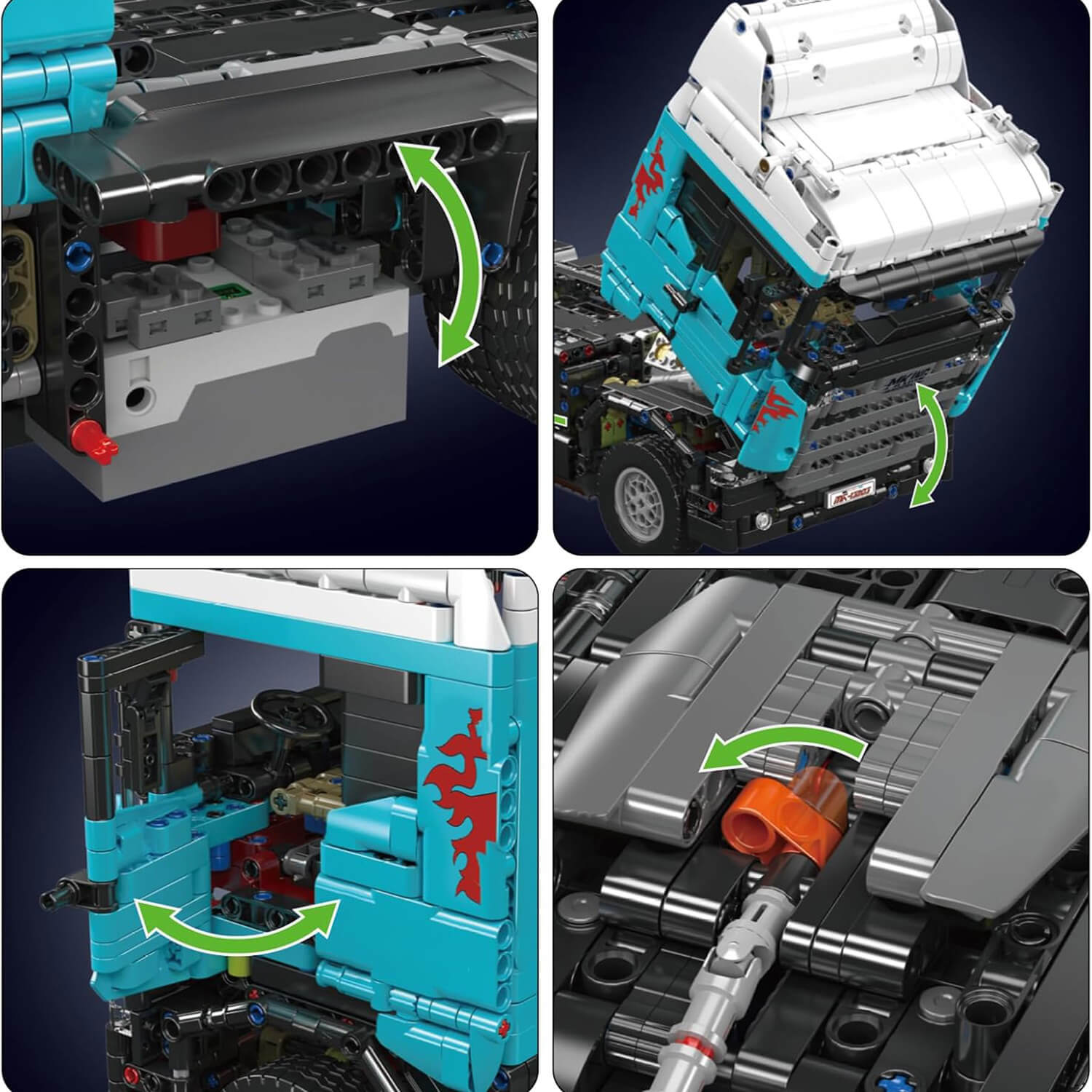 European Truck - Ultimate Edition - Building Blocks Set | Power Brickz