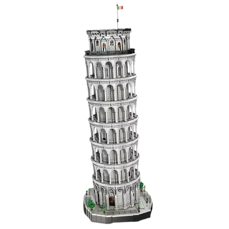 Monumental Tower of Pisa - Ultimate Edition - Building Blocks Set | Power Brickz