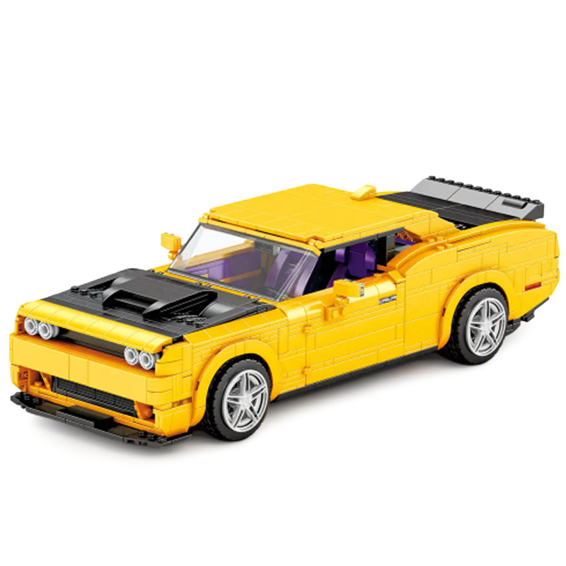 Powerful American Muscle Car Building Blocks Kit | 173 | Reobrix 11030