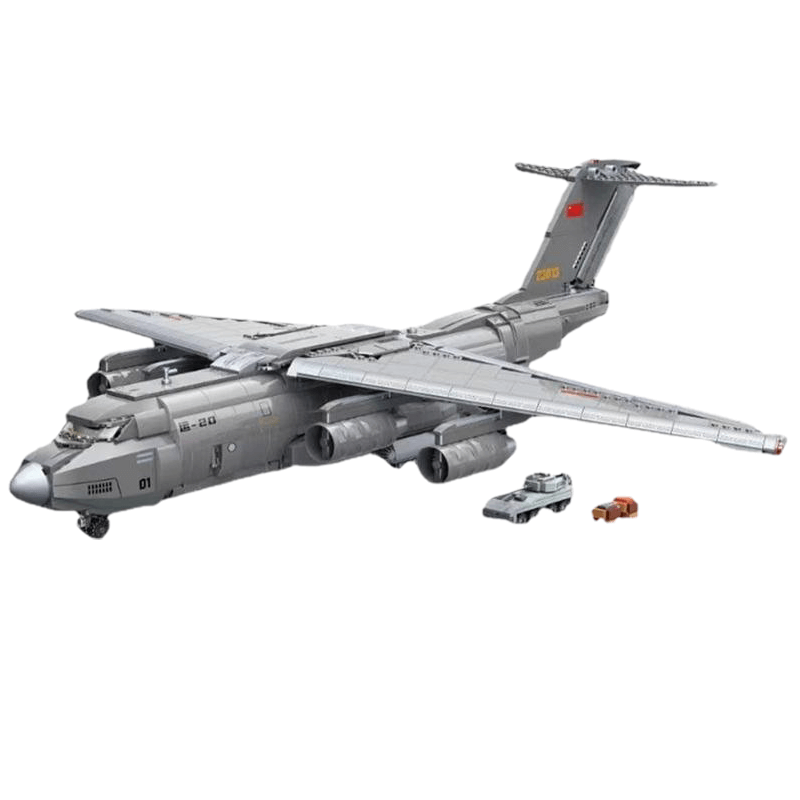 Xi'an Y-Cargo Aircraft - Building Blocks Set | Power Brickz