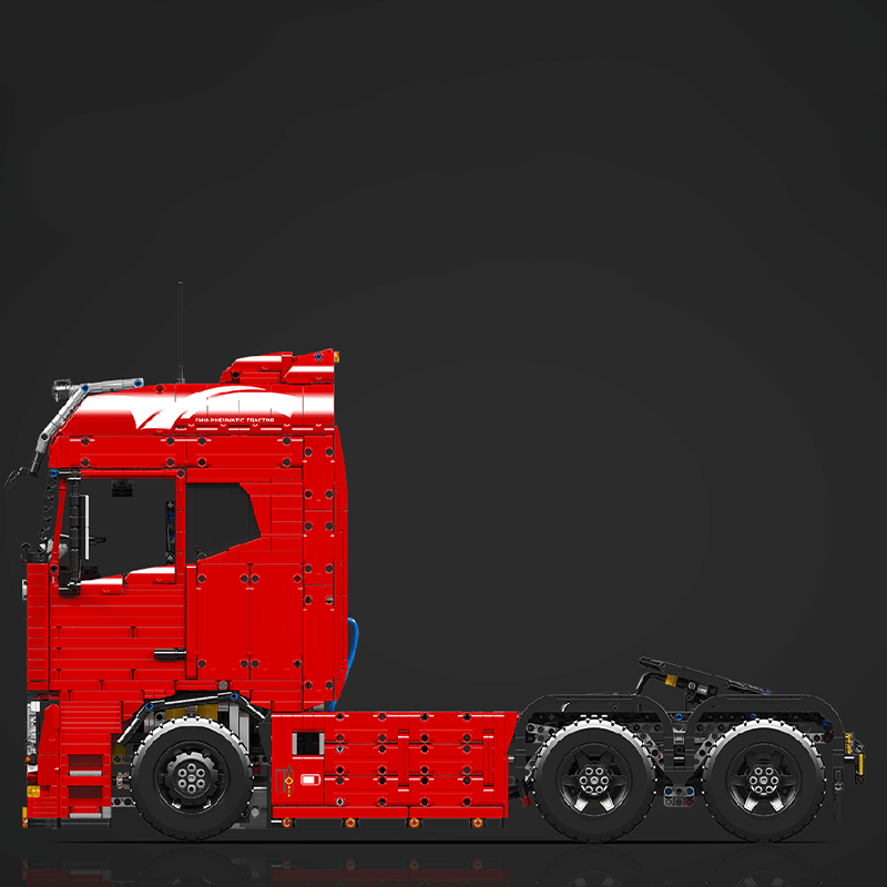 EU Truck With Trailer Remote Control - Building Blocks Set | Power Brickz