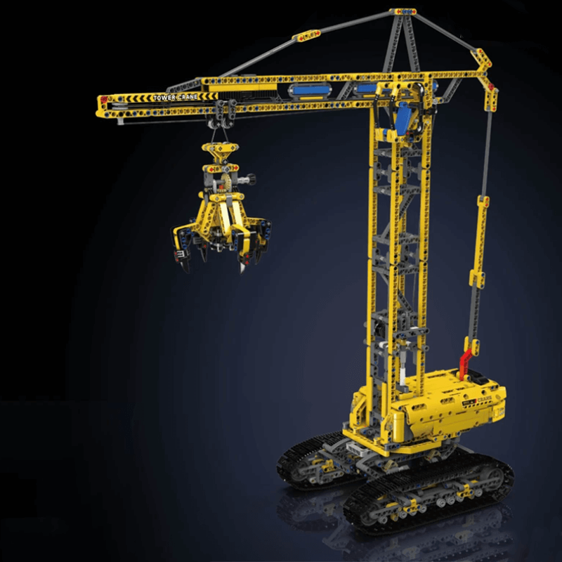 Urban Construction Crane Remote Control - Building Blocks Set | Power Brickz