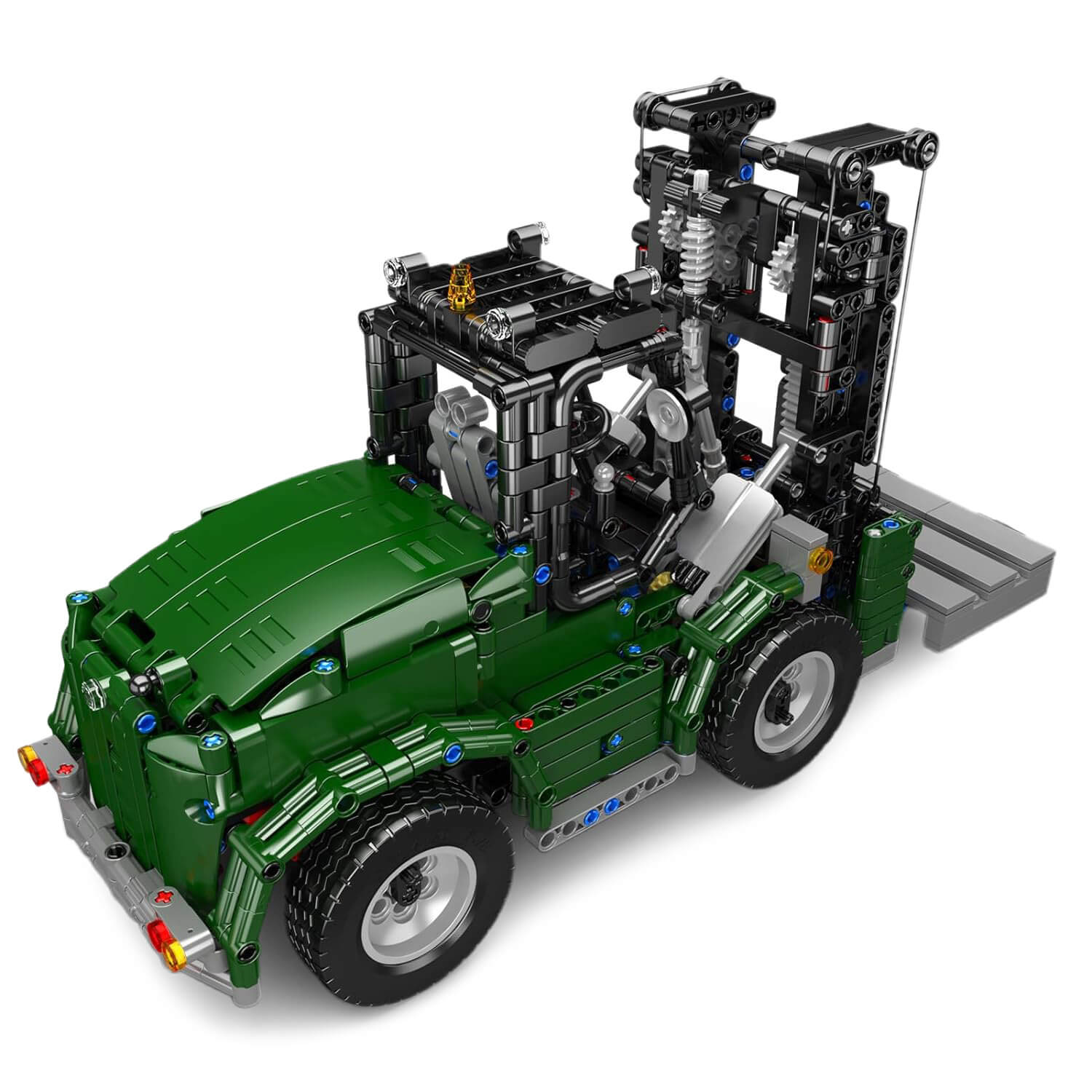 Industrial Heavy Forklift - Building Blocks Set | Power Brickz