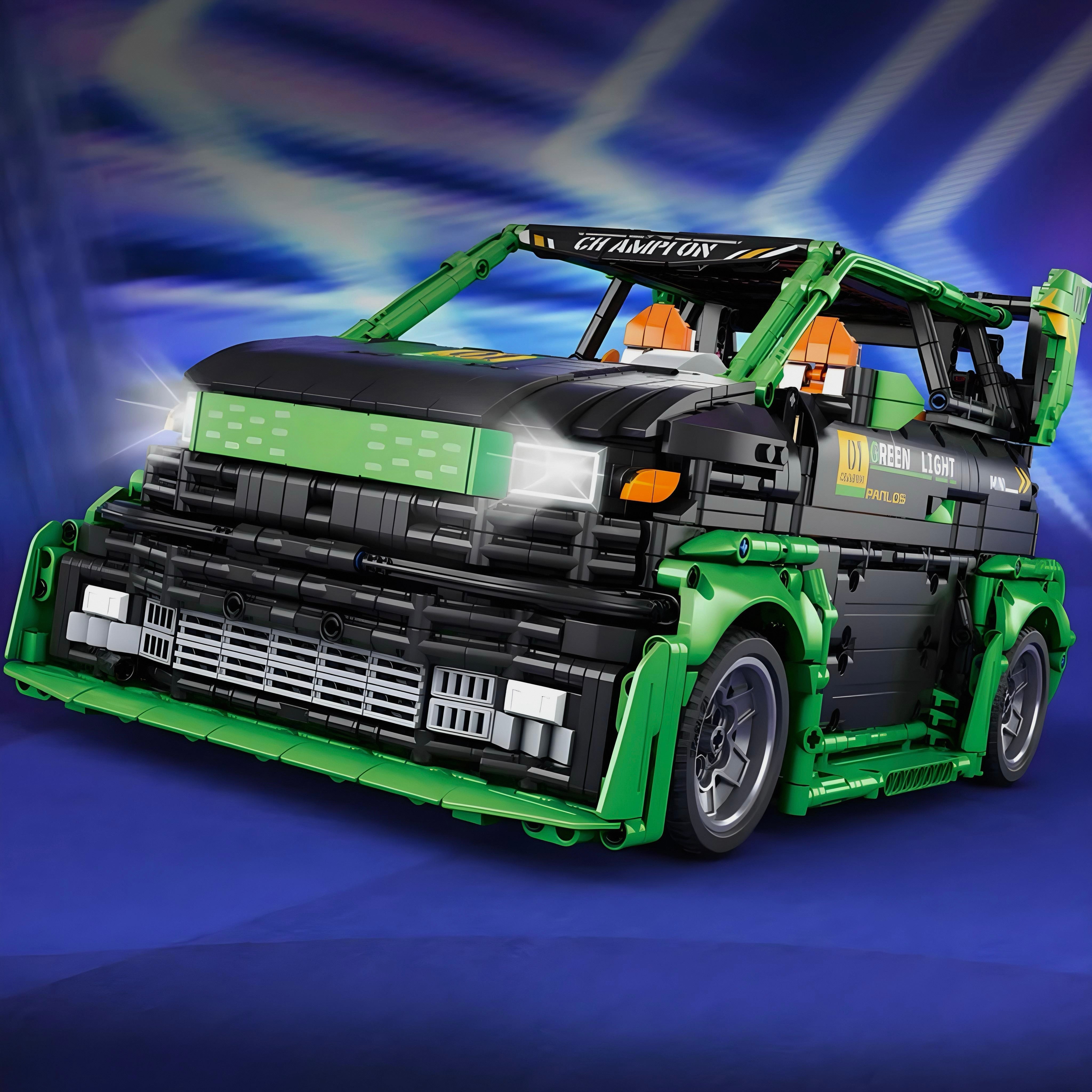 400BHP Baby Rocket | 2862pcs — view 2 | Power Brickz