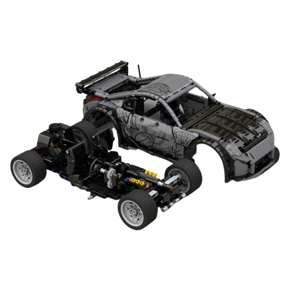 Takashi's Drift King 350Z - Building Blocks Set | Power Brickz