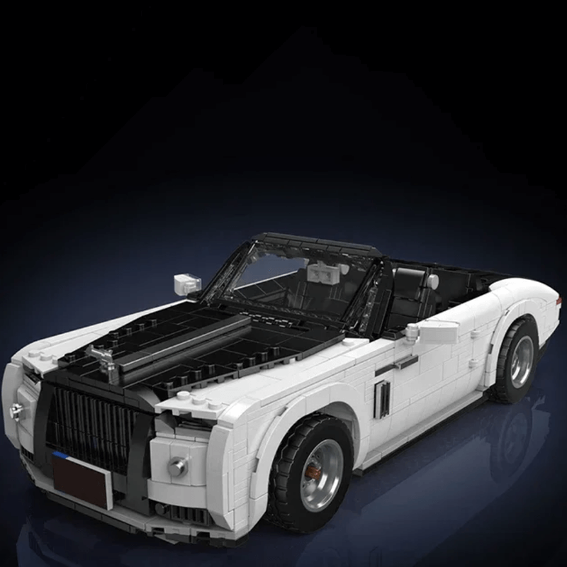 British Phantom Luxury Convertible - Building Blocks Set | Power Brickz
