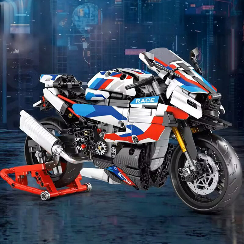German Racing Superbike - Building Blocks Set | Power Brickz