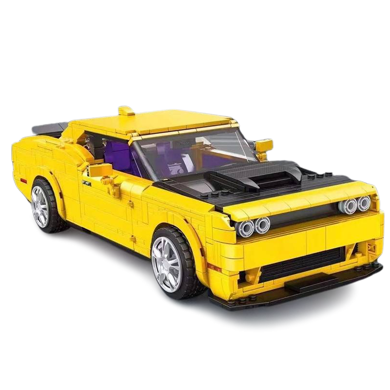 Powerful American Muscle Car - Building Blocks Set | Power Brickz