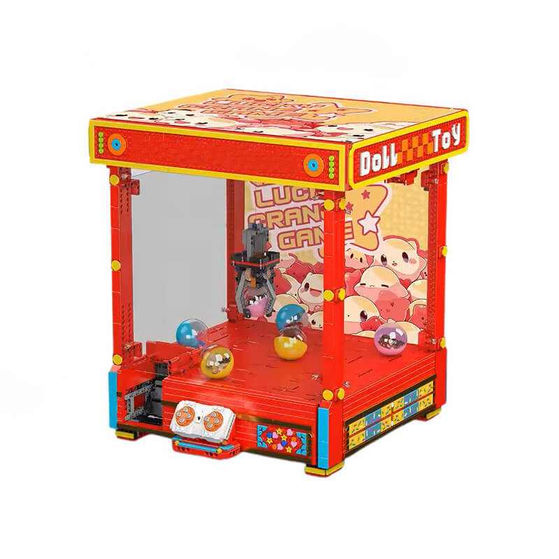 Light-Up Claw Arcade Machine - Building Blocks Set | Power Brickz
