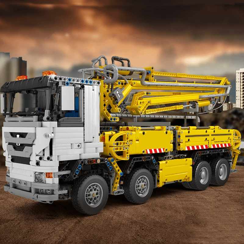 Industrial Pneumatic Concrete Pump - Building Blocks Set | Power Brickz