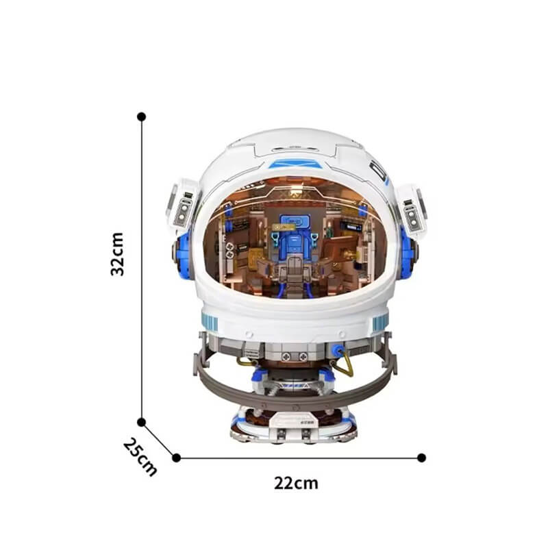 Space Explorer Helmet - Building Blocks Set | Power Brickz