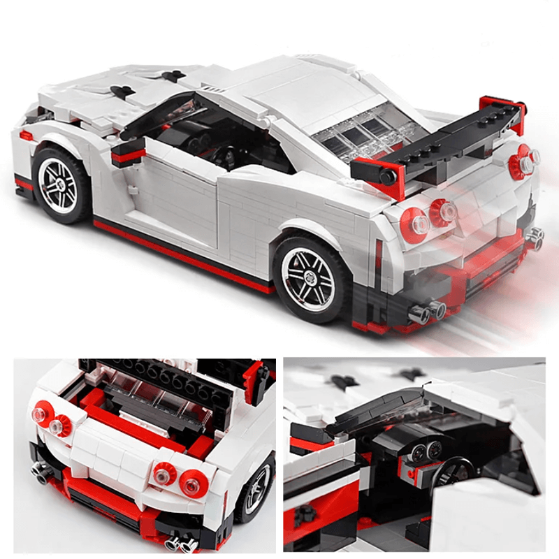 RGTR Godzilla White - Building Blocks Set | Power Brickz