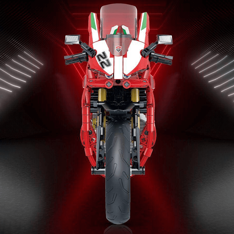 Italian Sport Motorcycle - Building Blocks Set | Power Brickz