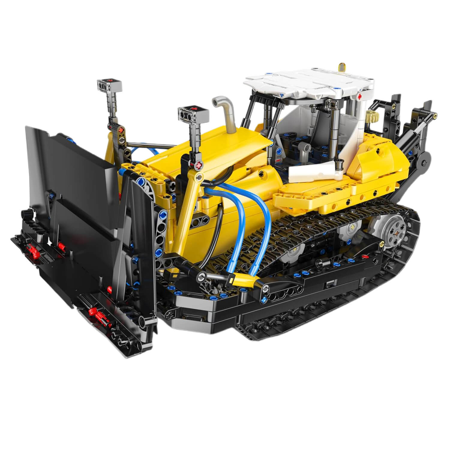 Professional Pneumatic Bulldozer - Building Blocks Set | Power Brickz