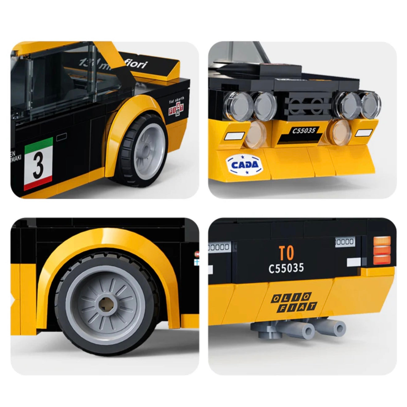 Fiat 131 Abarth – CaDa C55035W – Power Brickz