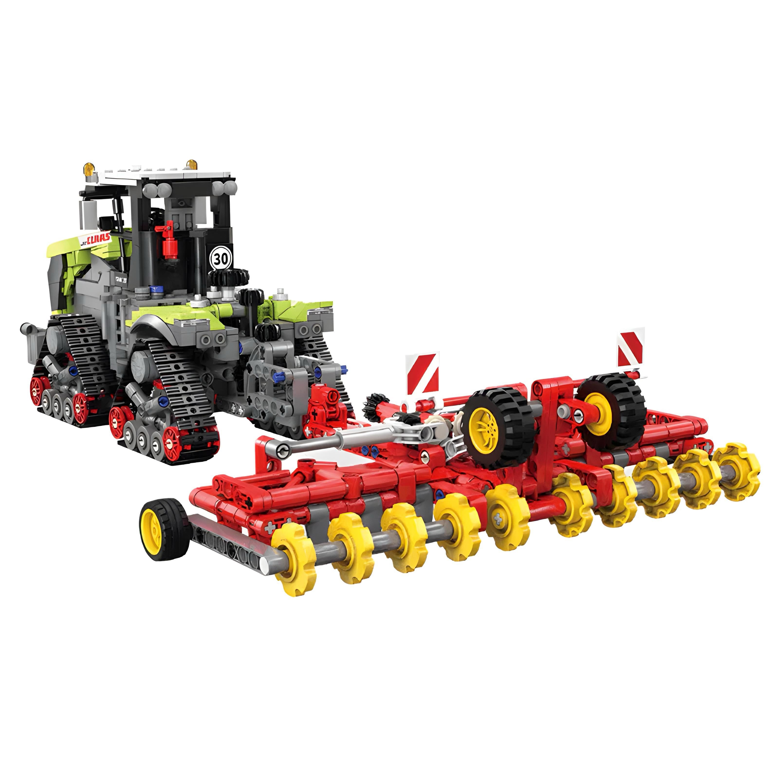 Claas Xerion 5000 Trac TS | 1336pcs — view 2 | Power Brickz