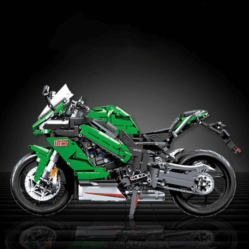 Green Samurai Warrior - Building Blocks Set | Power Brickz