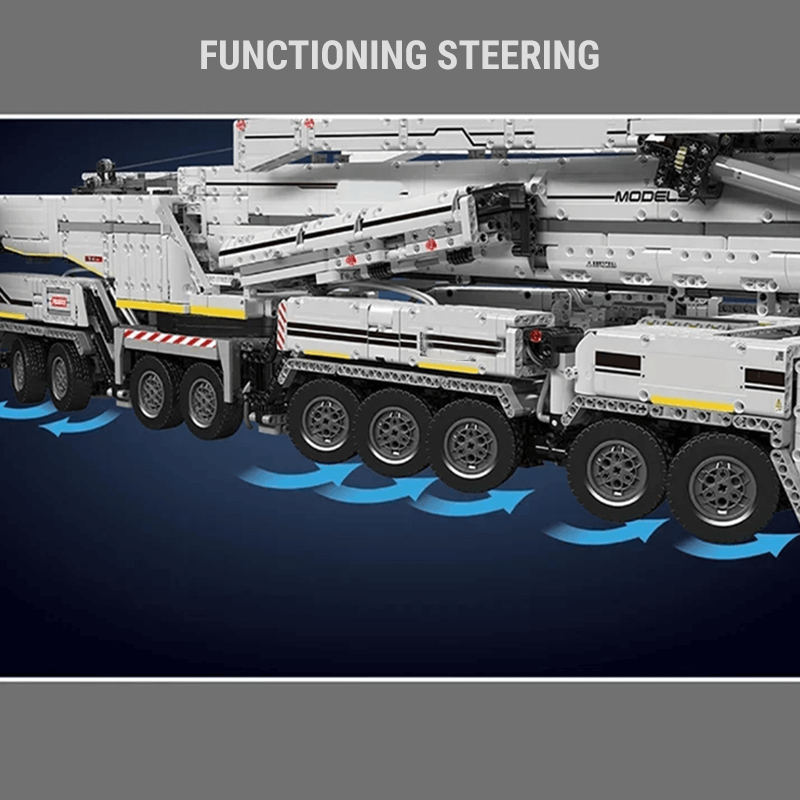 Heavy Duty RC Crane V2 - Building Blocks Set | Power Brickz