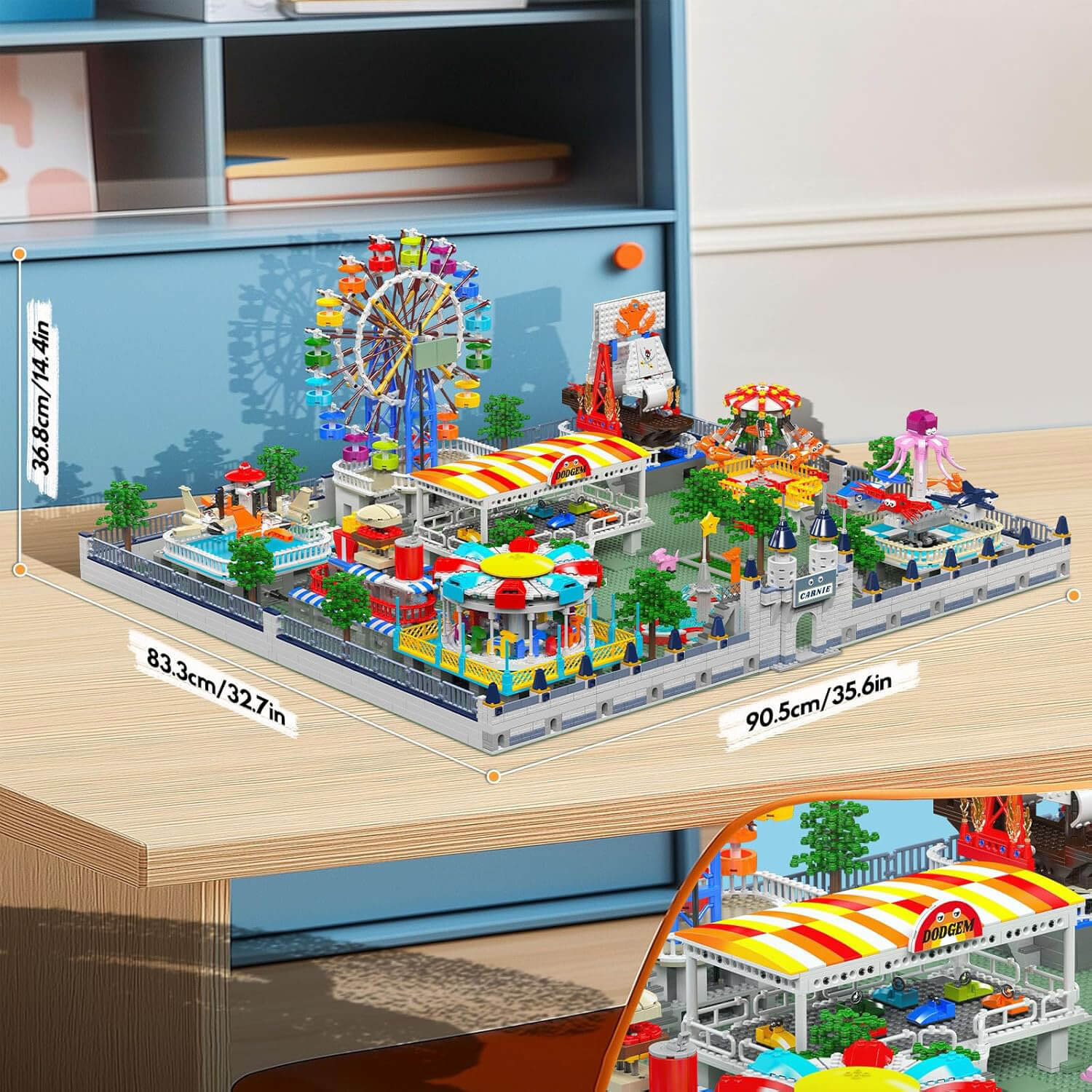Motorized Amusement Park - Ultimate Edition - Building Blocks Set | Power Brickz