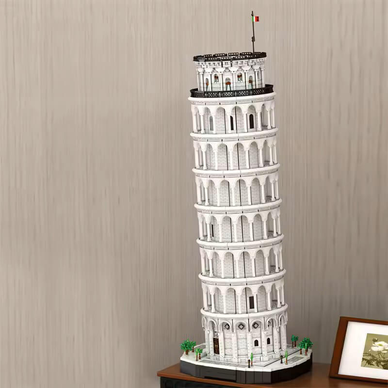 Monumental Tower of Pisa - Ultimate Edition - Building Blocks Set | Power Brickz