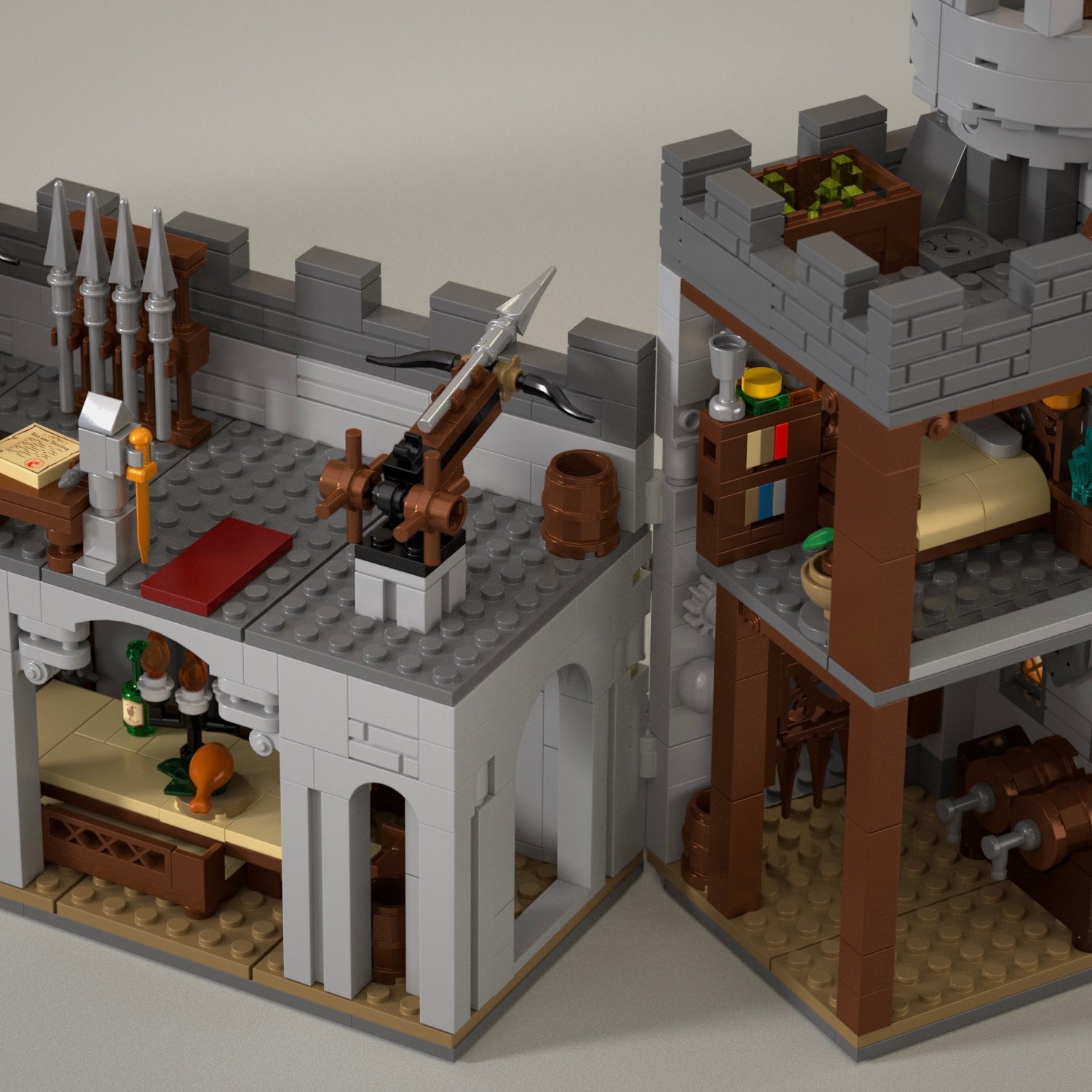 Holy Sword Castle | 2486pcs — view 12 | Power Brickz