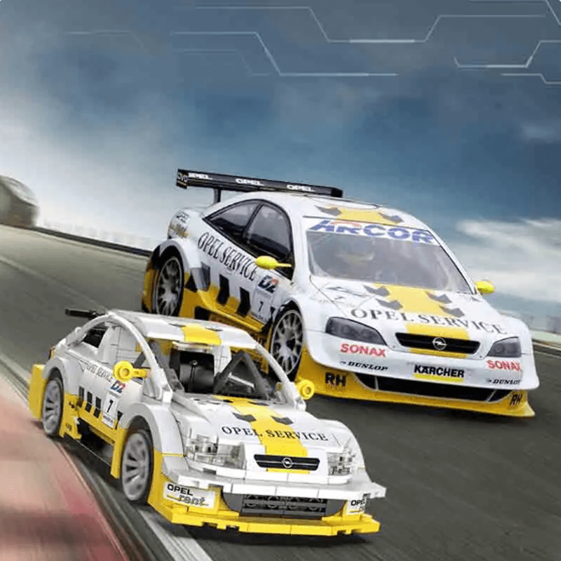 Remote Controlled Opel Astra V8 - Building Blocks Set | Power Brickz