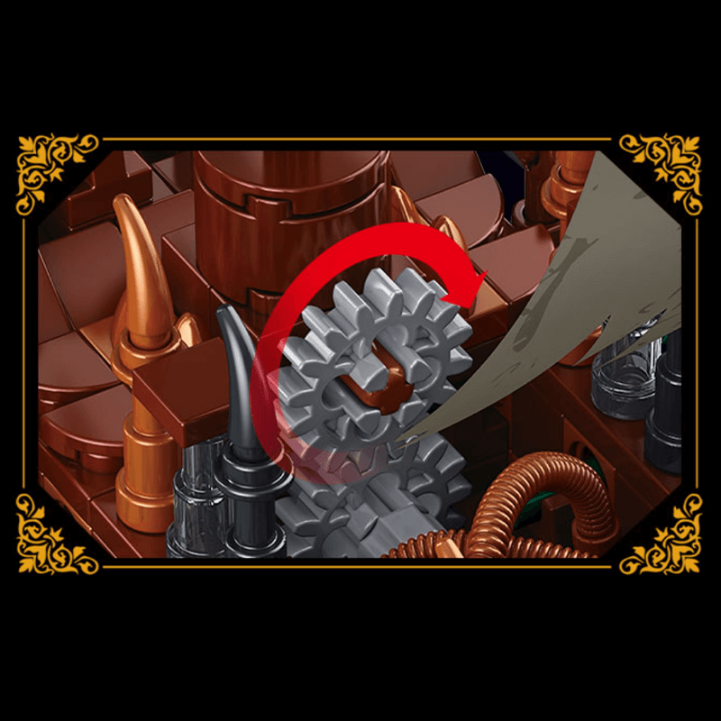 Flying Ghost Ship - Building Blocks Set | Power Brickz