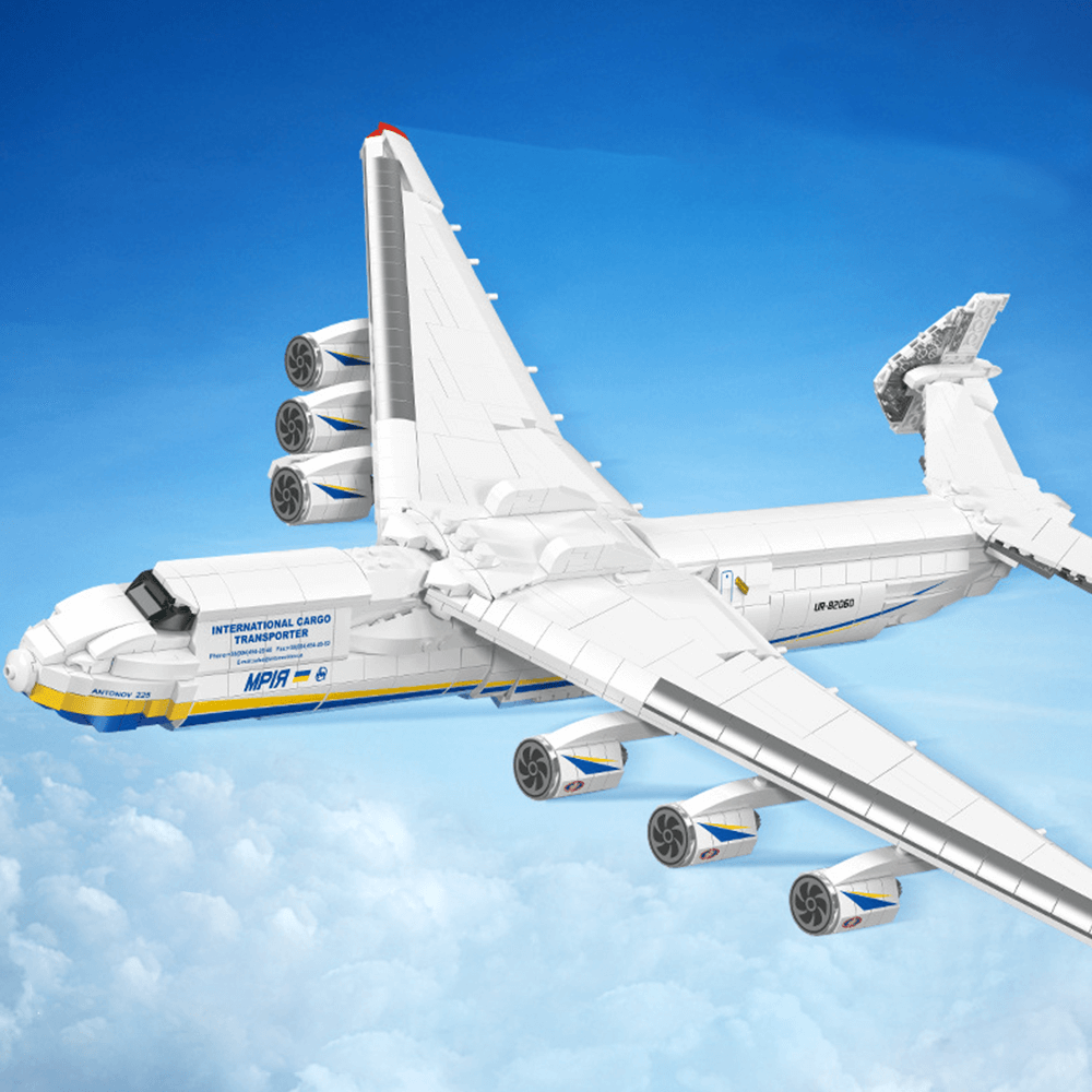 Antonov An-Giant Cargo Plane - Building Blocks Set | Power Brickz