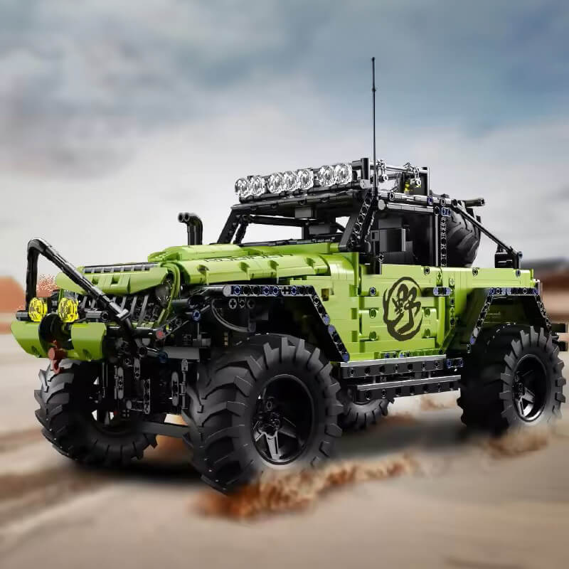 RC All-Terrain Rubicon Vehicle - Building Blocks Set | Power Brickz