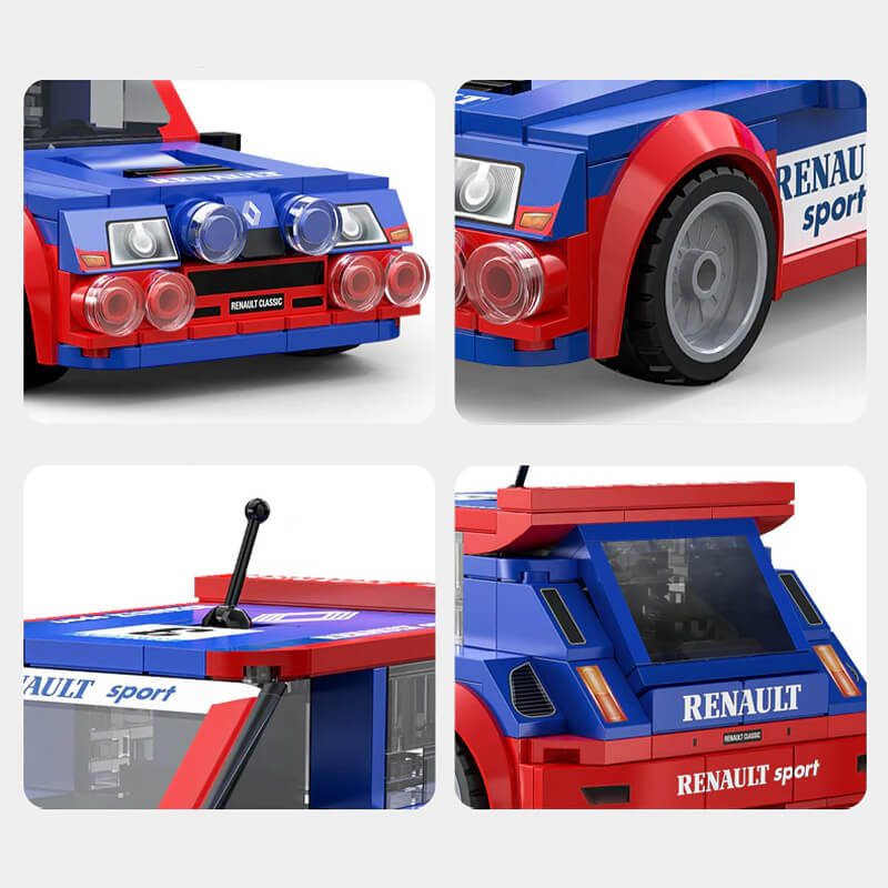 Renault 5 Maxi Turbo Classic Car Building Blocks | 271 Pcs