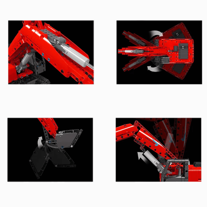 Excavator Remote Control - Building Blocks Set | Power Brickz