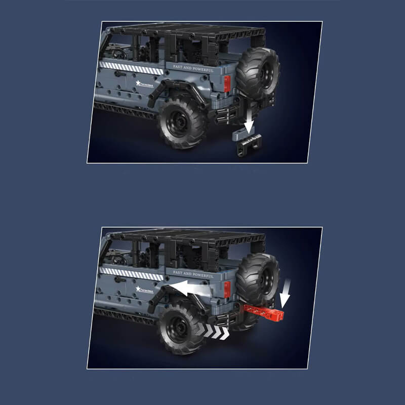 Bronco American Adventure 4x4 - Building Blocks Set | Power Brickz