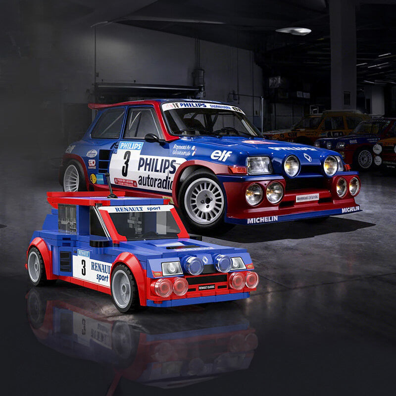 Renault 5 Maxi Turbo Classic Car Building Blocks | 271 Pcs