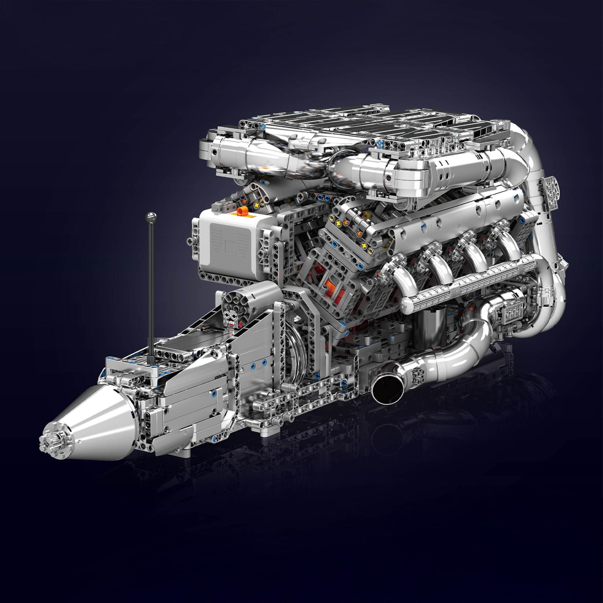 5.5L AMG V8 Engine & Gearbox | 2898pcs - Power Brickz