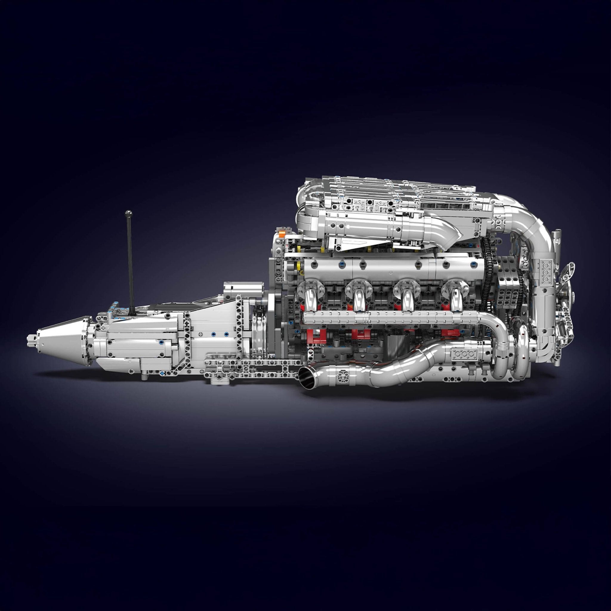 5.5L AMG V8 Engine & Gearbox | 2898pcs - Power Brickz