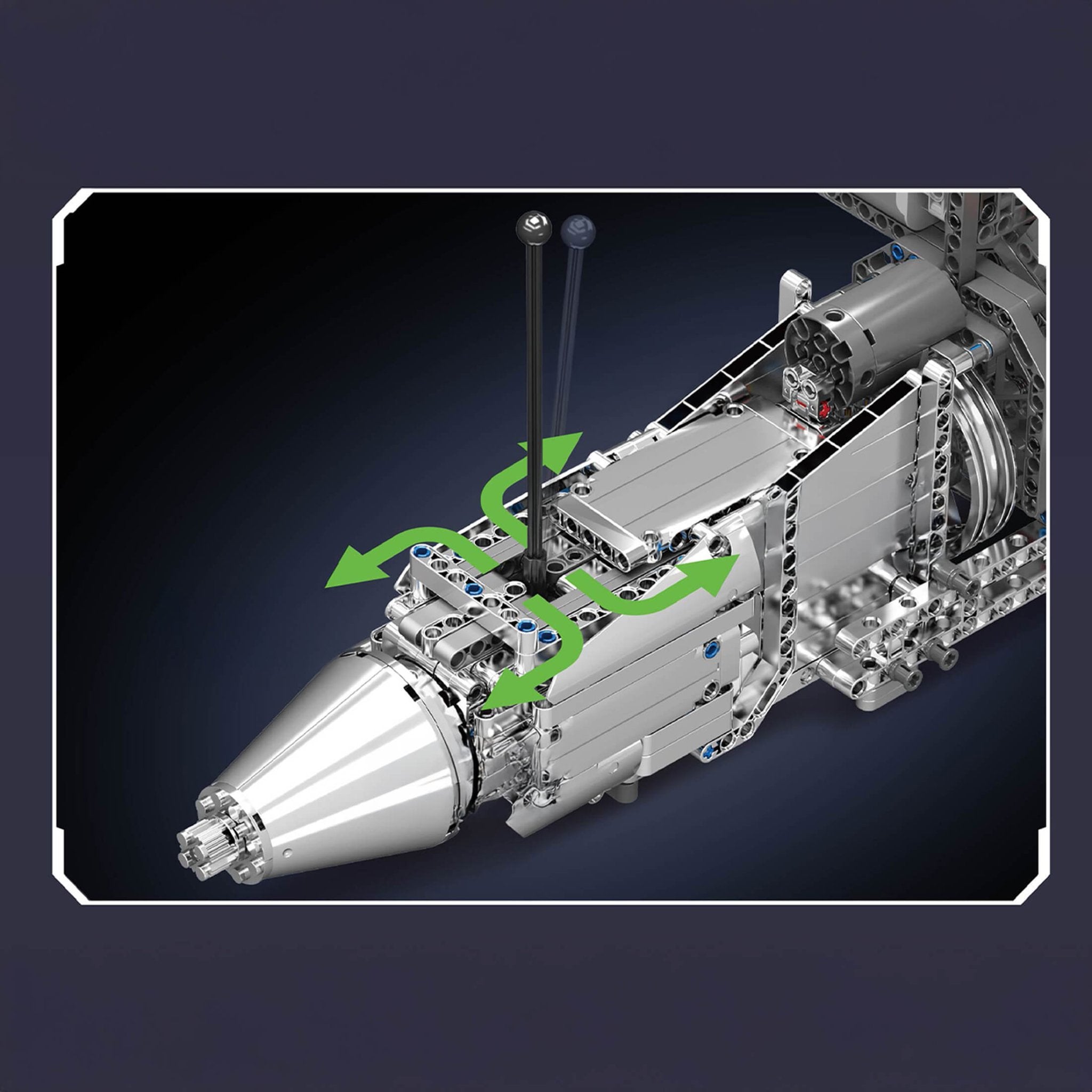 5.5L AMG V8 Engine & Gearbox | 2898pcs - Power Brickz