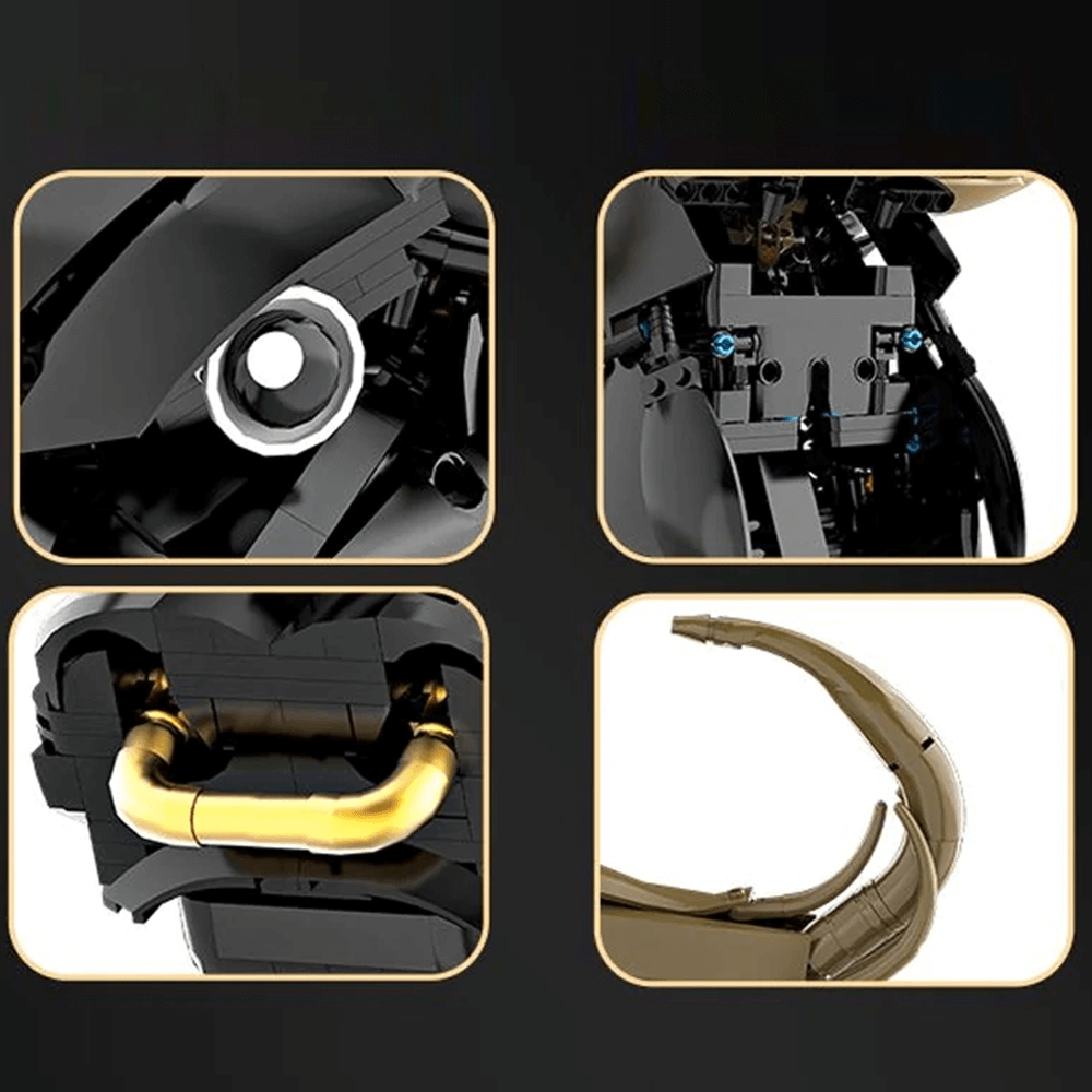 Decorative Bull Head - Building Blocks Set | Power Brickz