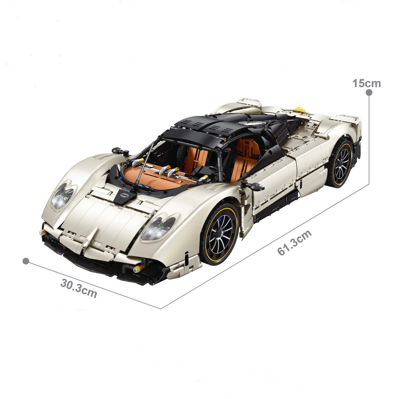 Italian VUtopia Hypercar - Building Blocks Set | Power Brickz