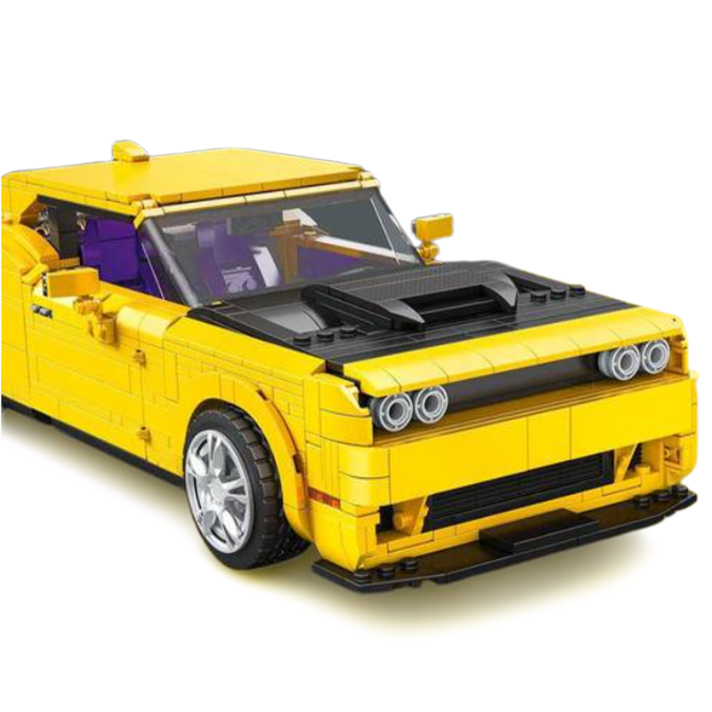 Powerful American Muscle Car - Building Blocks Set | Power Brickz