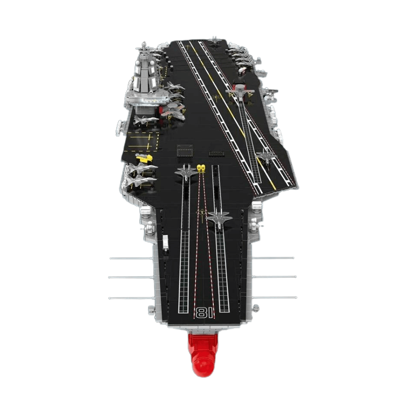 Aircraft Carrier Scale : - Building Blocks Set | Power Brickz