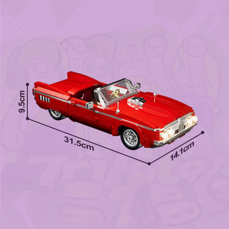 Classic American Lowrider - Building Blocks Set | Power Brickz