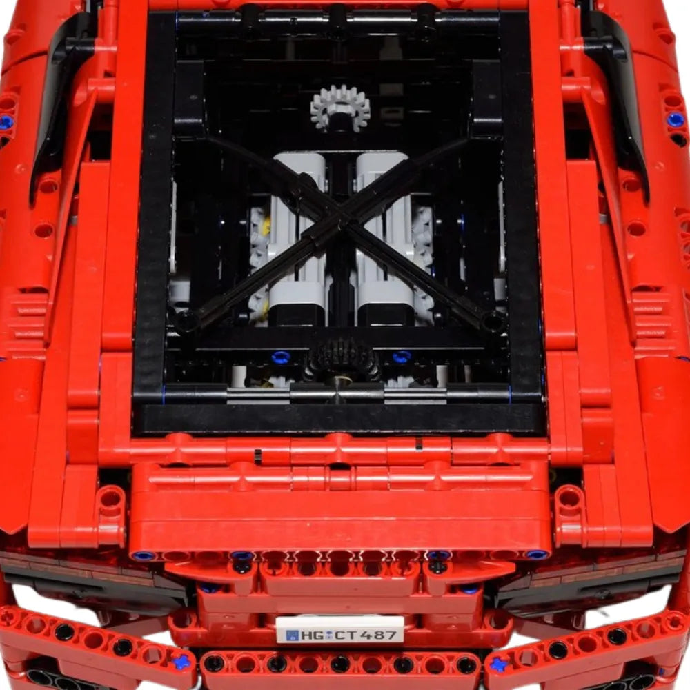 Power Brickz German V10 Roadster | 1839pcs SKU MOC-117091